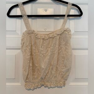 Lace tank top